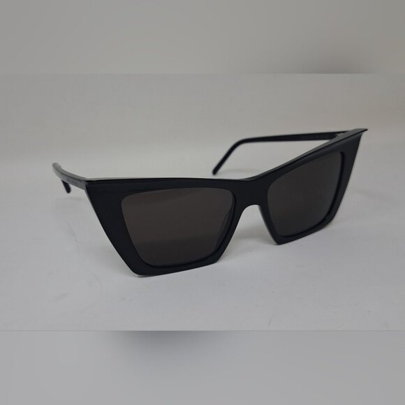 Saint Laurent Women's Sunglasses Black Cateye SL 372 001 54mm 54-16-145 - Picture 12 of 15